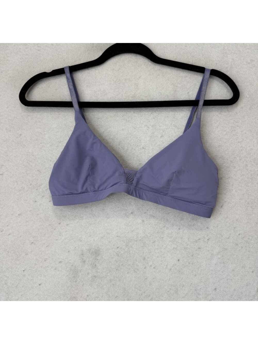 Pepper Bralette Womens Medium Purple Wireless Padded Bra Top Adjustable Strap